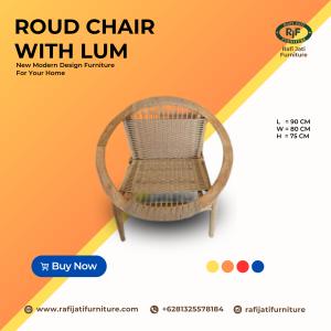 A Picture of Round Chair With Lum By Rafi Jati Furniture Jepara
