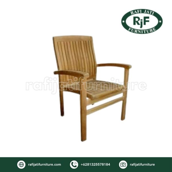 A Picture of Bali Stacking Chair By Rafi Jati Furniture Jepara