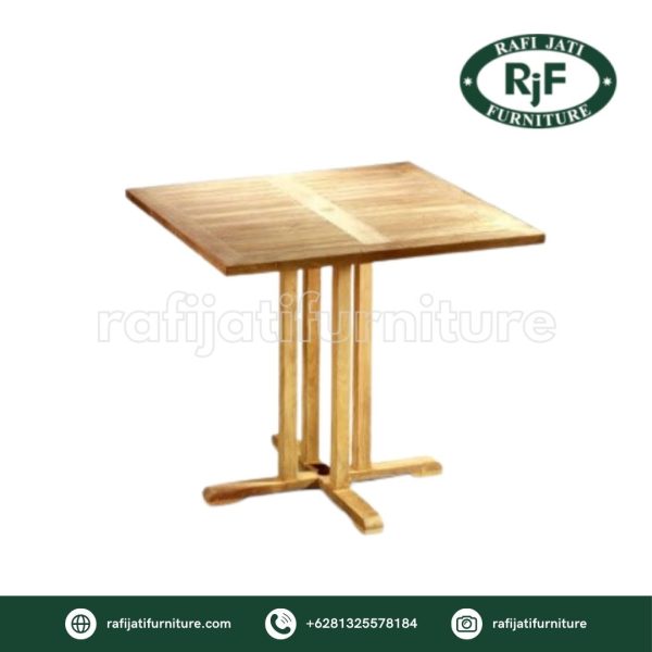 A Picture of Canfield Square Table 90 By Rafi Jati Furniture Jepara