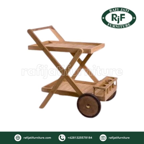 A Picture of Serving Trolley By Rafi Jati Furniture Jepara