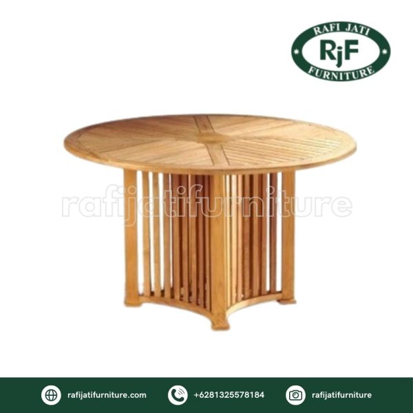 A Picture of Bistro Table 130 By Rafi Jati Furniture Jepara