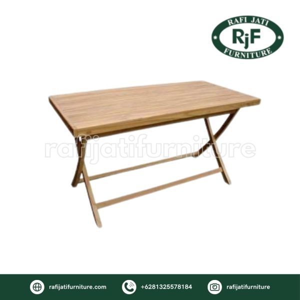 A Picture of Kiko Folding Table 140 X 70 By Rafi Jati Furniture Jepara