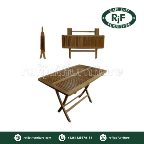A Picture of Yoyo Folding Square 70 X 70 By Rafi Jati Furniture Jepara