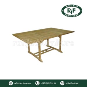 A Picture of Rect. Ext. Table 120-180 X 90 X 74 CM By Rafi Jati Furniture Jepara