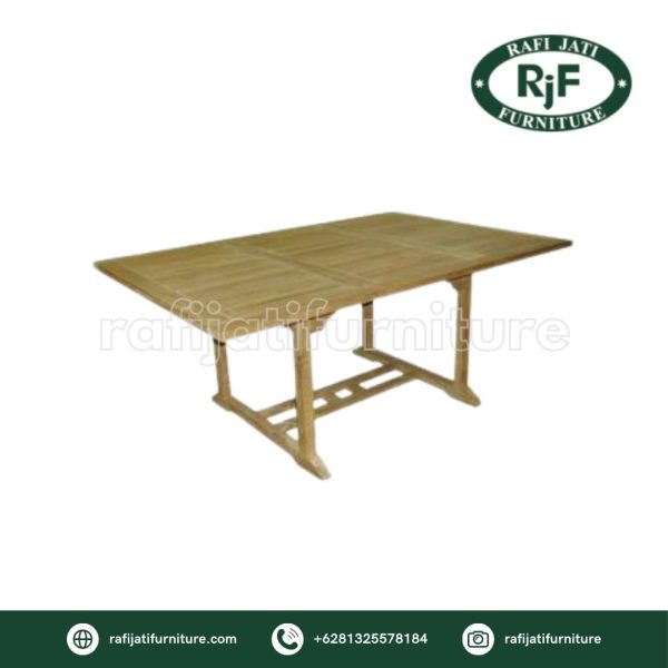 A Picture of Rect. Ext. Table 120-180 X 90 X 74 CM By Rafi Jati Furniture Jepara