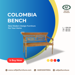 A Picture of Colombia Bench By Rafi Jati Furniture Jepara
