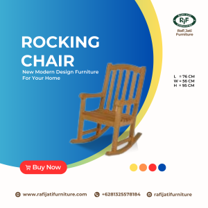 A Picture of Rocking Chair By Rafi Jati Furniture Jepara