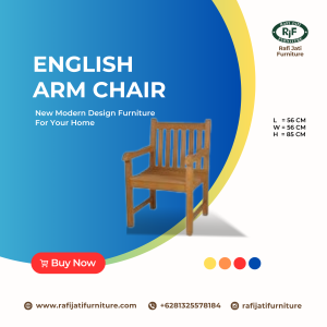 A Picture of English Arm Chair By Rafi Jati Furniture Jepara
