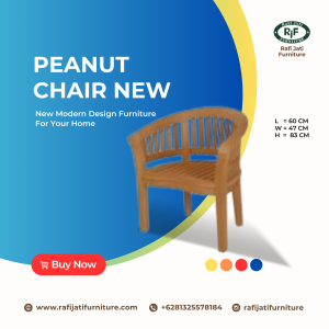 A Picture of Peanut Chair New By Rafi Jati Furniture Jepara