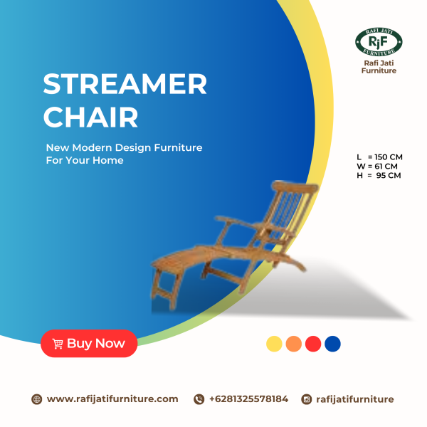 A Picture of Steamer Chair By Rafi Jati Furniture Jepara