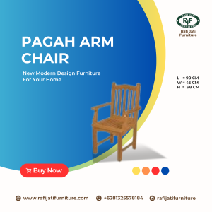 A Picture of Pagah Arm Chair By Rafi Jati Furniture Jepara