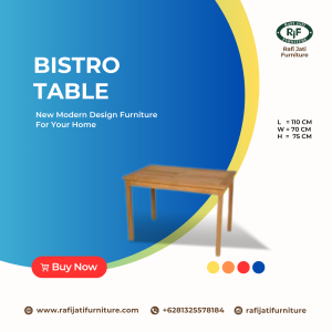 A Picture of Bistro Table 110 x 70 cm By Rafi Jati Furniture Jepara
