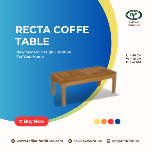 A Picture of Rectangular Coffee Table By Rafi Jati Furniture Jepara