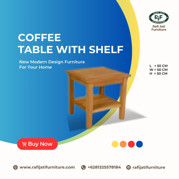 A Picture of Coffee Table With Shelf By Rafi Jati Furniture Jepara