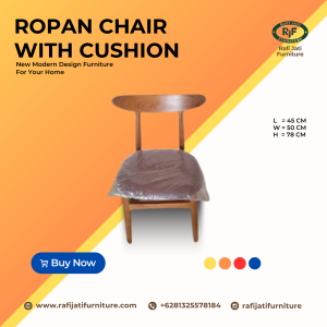 A Picture of Ropan Chair With Cushion By Rafi Jati Furniture Jepara