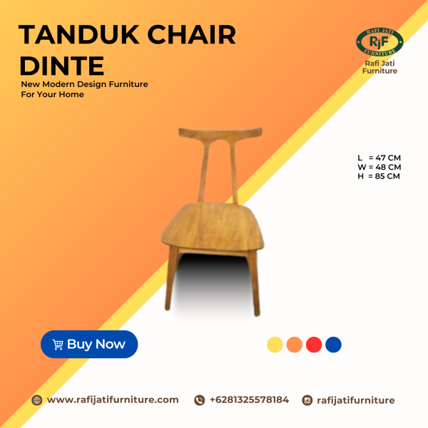 A Picture of Tanduk Chair Dinte By Rafi Jati Furniture Jepara