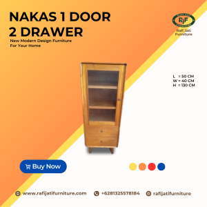 A Picture of Nakas 1 Door 2 Drawer By Rafi Jati Furniture Jepara
