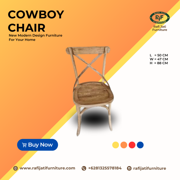 A Picture of Cowboy Chair By Rafi Jati Furniture Jepara