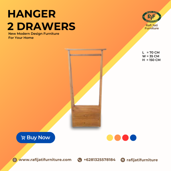 A Picture of Hanger 2 Drawer By Rafi Jati Furniture Jepara