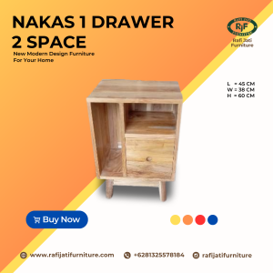 A Picture of Nakas 1 Drawer 2 Space By Rafi Jati Furniture Jepara